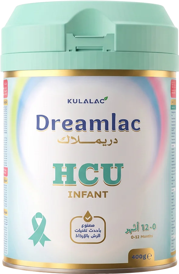 Dreamlac HCU tin — From birth to 12 months; may be used as a complementary food up to 3 years