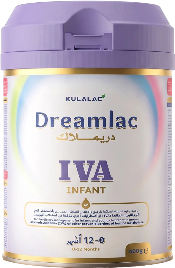 Dreamlac IVA Infant tin — From birth to 12 months; may be used as a complementary food up to 3 years