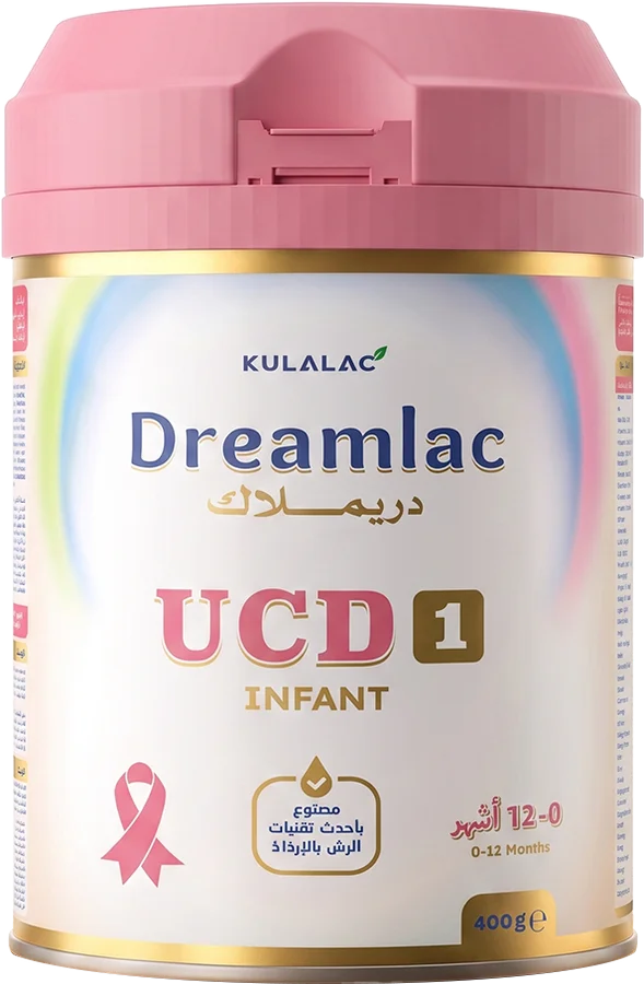 Dreamlac UCD 1 tin — From birth to 12 months; may be used as a complementary food up to 3 years