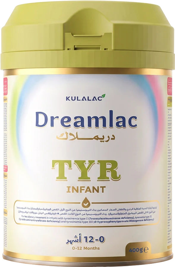 Dreamlac TYR Infant tin — From birth to 12 months; may be used as a complementary food up to 3 years