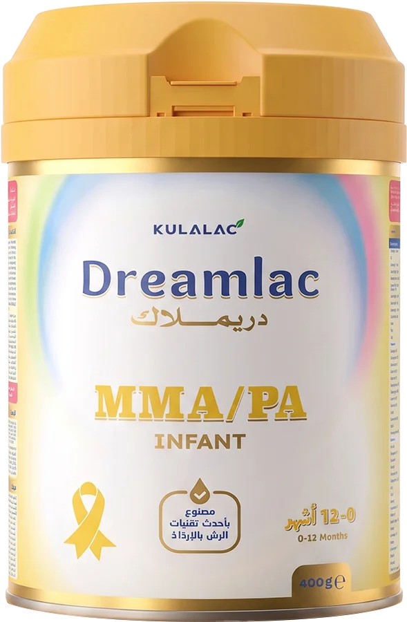 Dreamlac MMA/PA Infant tin — From birth to 12 months; may be used as a complementary food up to 3 years